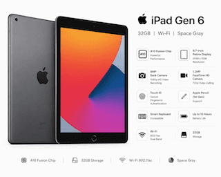 Apple iPad 6th Gen 32GB Wi-Fi (Premium Refurbished Grade A) — photo 2