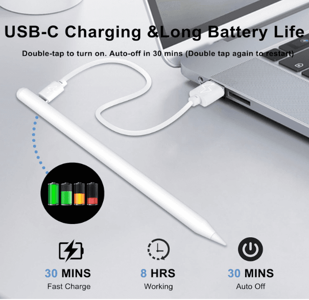 Khuci Fast-Charging Stylus Pen for iPad (2018-2025) — photo 4
