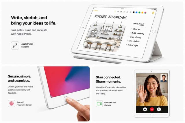 Apple iPad 6th Gen (32GB, Wi-Fi + Cellular, Silver) - Premium Refurbished Grade A — photo 4