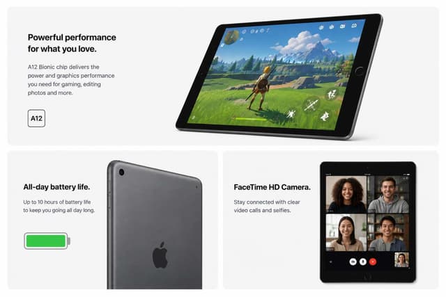 Apple iPad (6th Generation) 128GB Wi-Fi - Space Gray (Premium Refurbished Grade A+) — photo 5