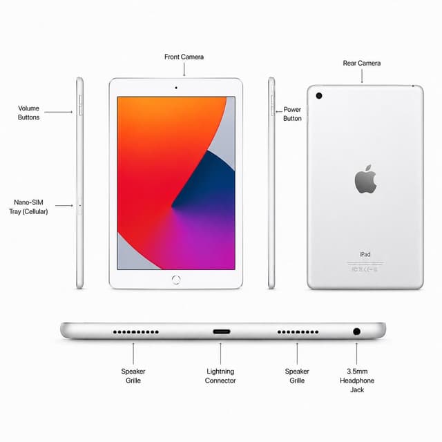 Apple iPad (6th Generation) 32GB Wi-Fi - Premium Refurbished (Grade A+) — photo 3
